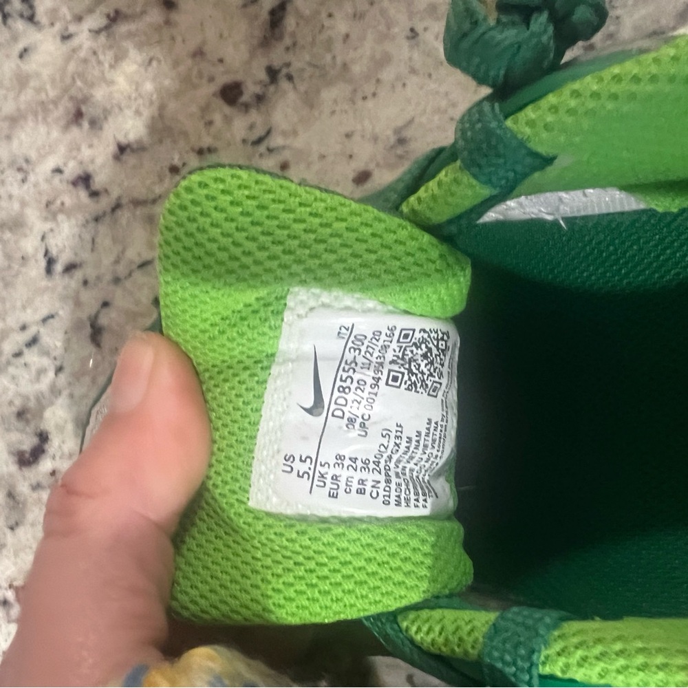 Nike Air Max 2021 St Patty’s Day. Youth size 5.5/ women’s 7